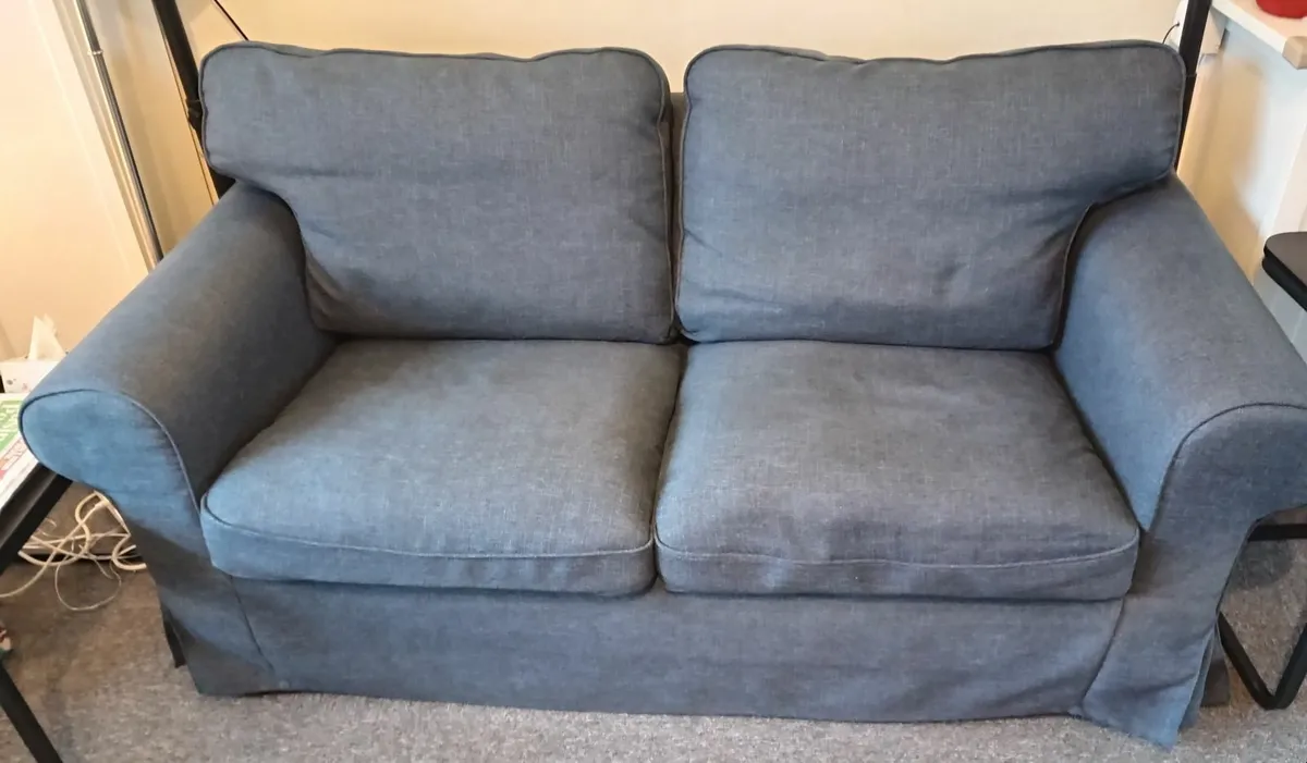 2024  Ikea Ektorp 3 Seater + 2 Seater  Sofa   FREE - Image 2