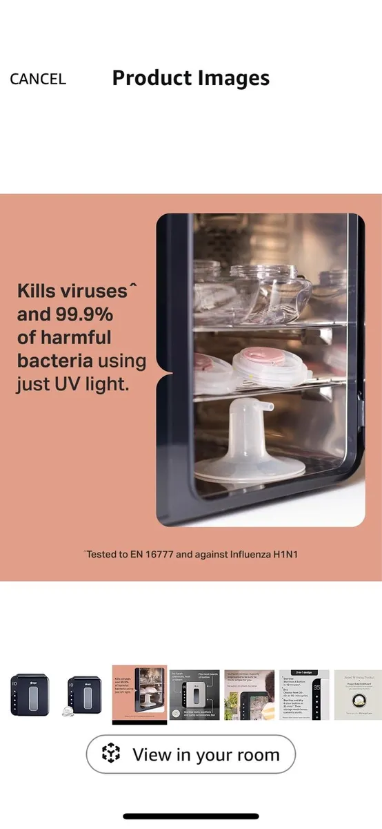 Tommee tippee uv steriliser brand new - Image 3