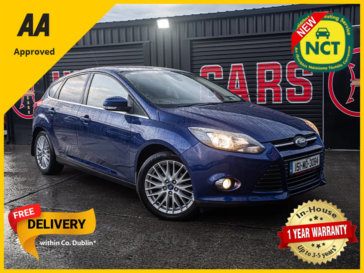 2015 Ford Focus 1.0/New NCT/69k mls/Warranty - Image 1