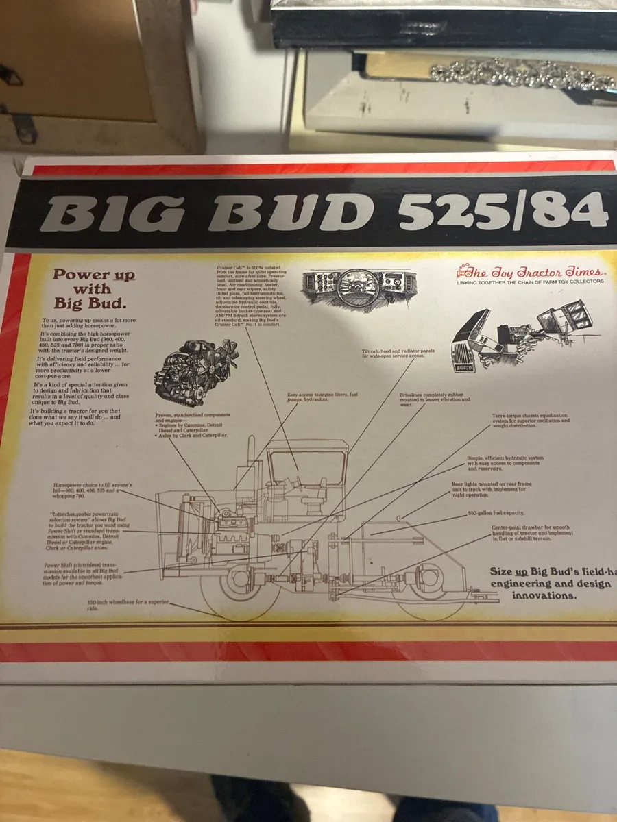 Big bud 525/84 scale model 1:32 - Image 4