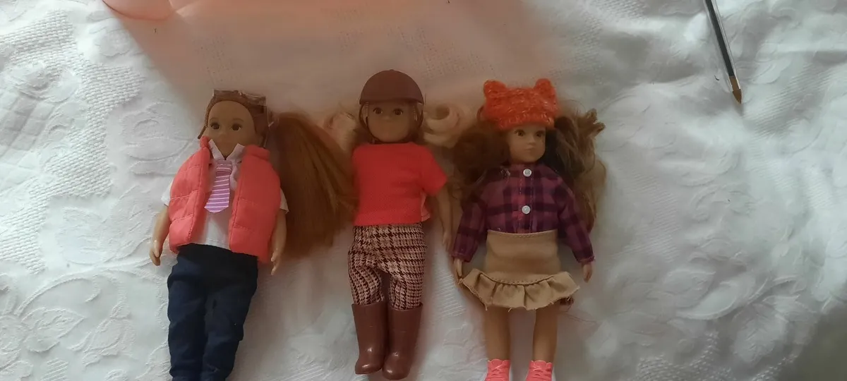 3 lori dolls - 6 inch tall- new - Image 1
