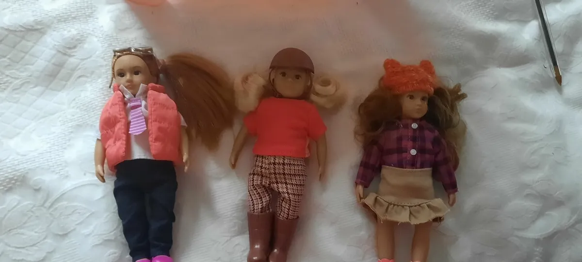 3 lori dolls - 6 inch tall- new - Image 2