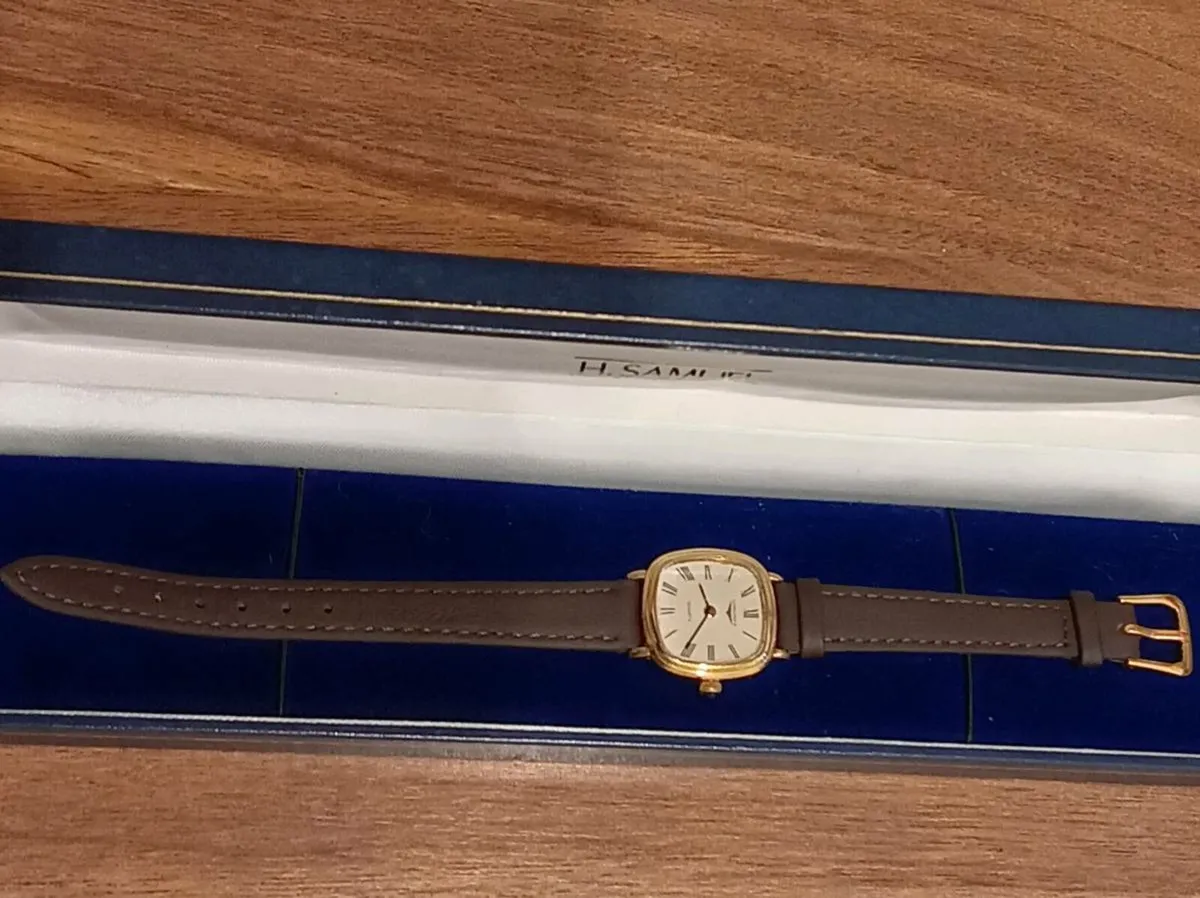 Genuine Swiss made ladies watch LONGINES gold plat - Image 1