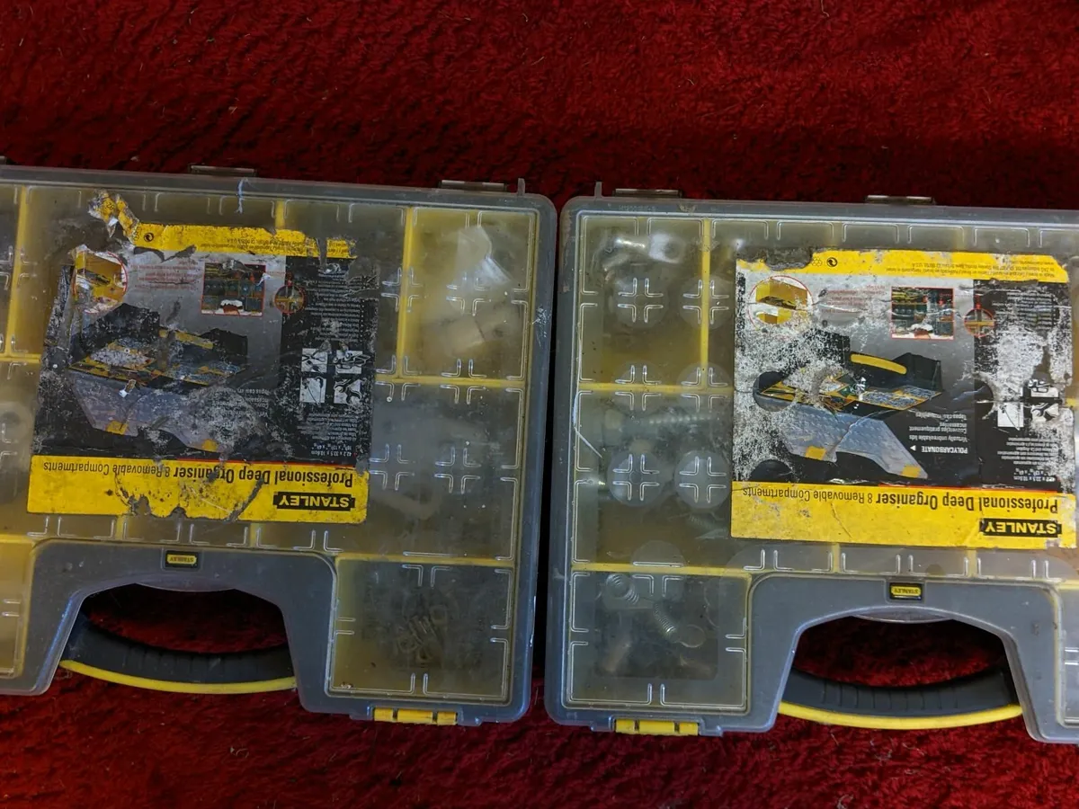 Nuts Bolts brackets Lugs ets two boxes - Image 3