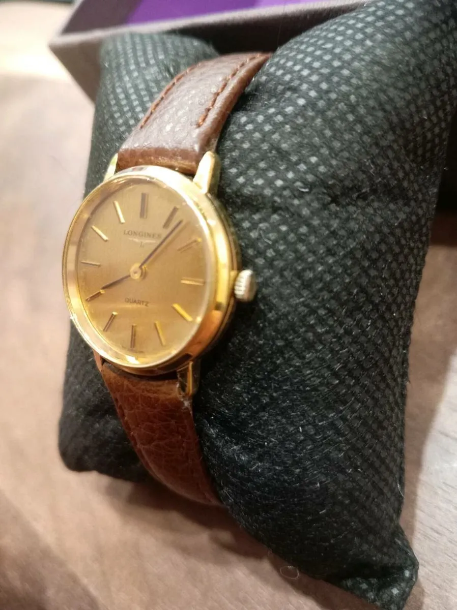 Gold plated Longines ladies watch. - Image 2