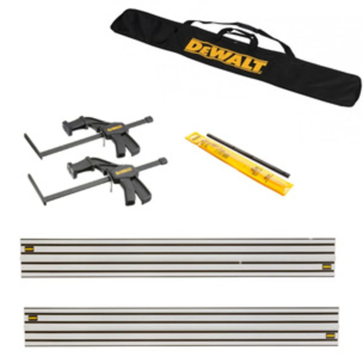 DeWalt 54v Track Compatible Saw Kit with Rails - Image 2