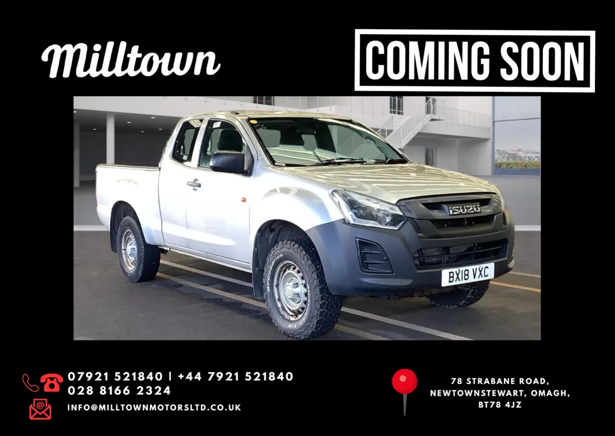 Isuzu D-Max 2018- Irish Plates
