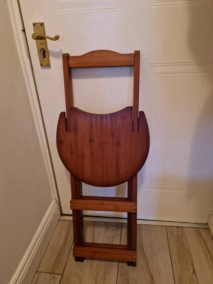 Wooden folding high chair - Image 2