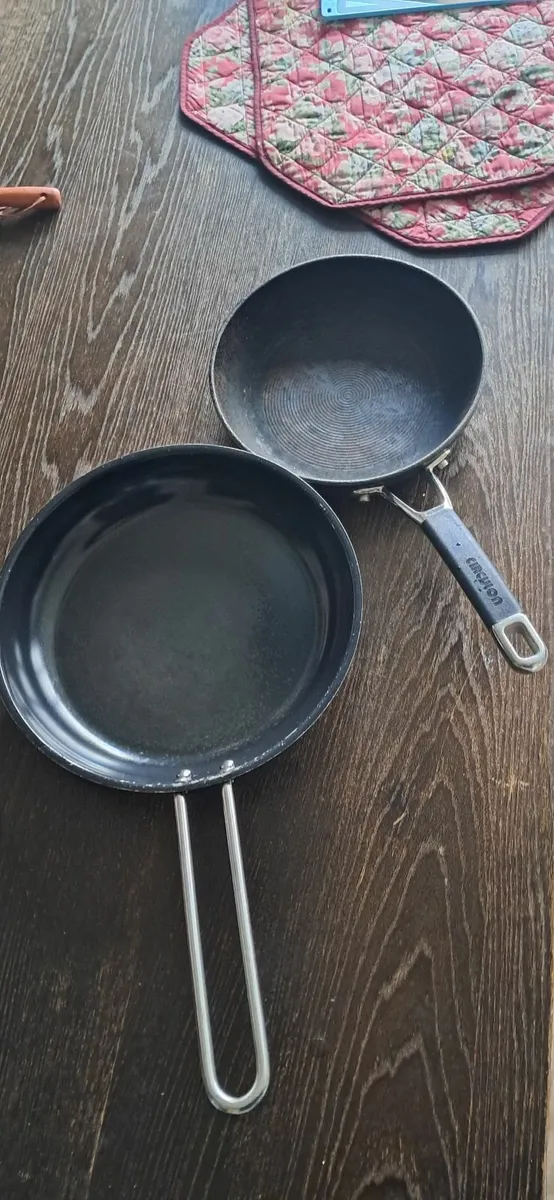 Three Danish brand frying pan in good condition - Image 1