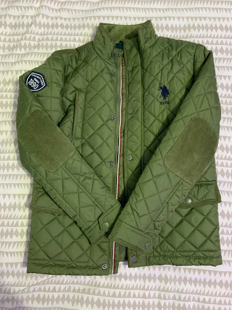 U.S. Polo Assn. Boys Diamond Quilted Funnel Jacket - Image 2