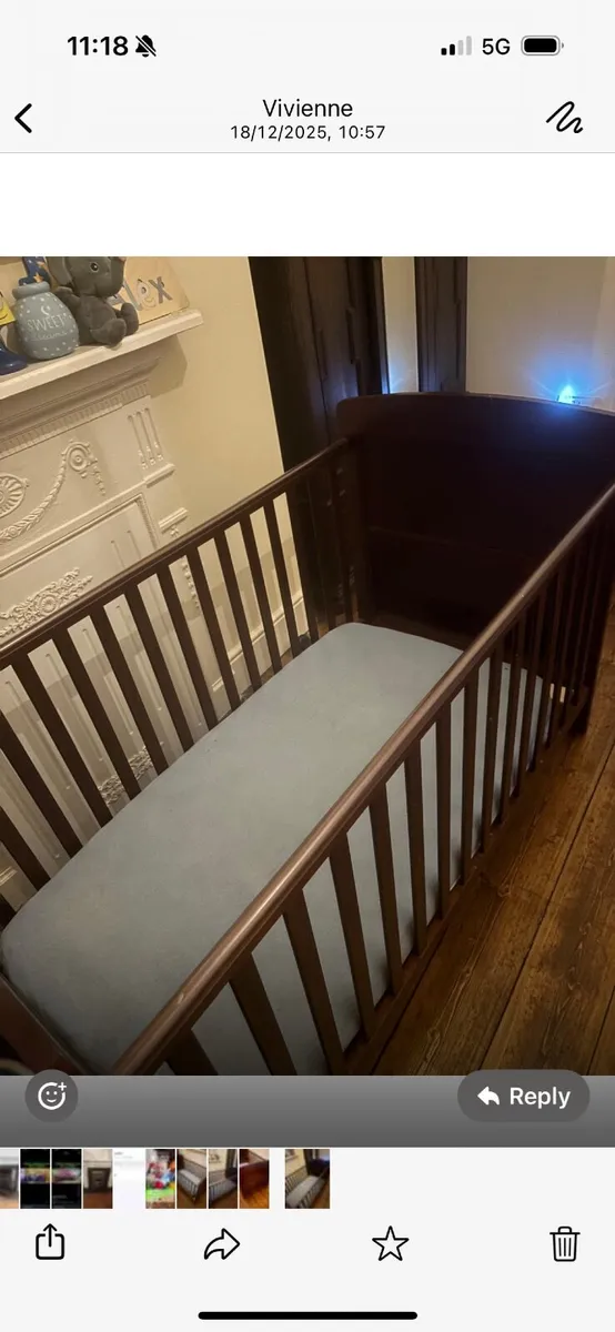 Baby Cot - Image 3