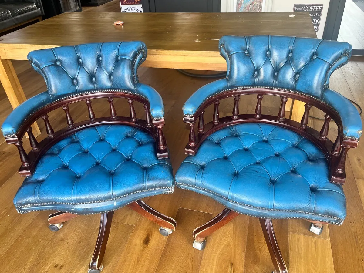Chesterfield Captain's Chairs