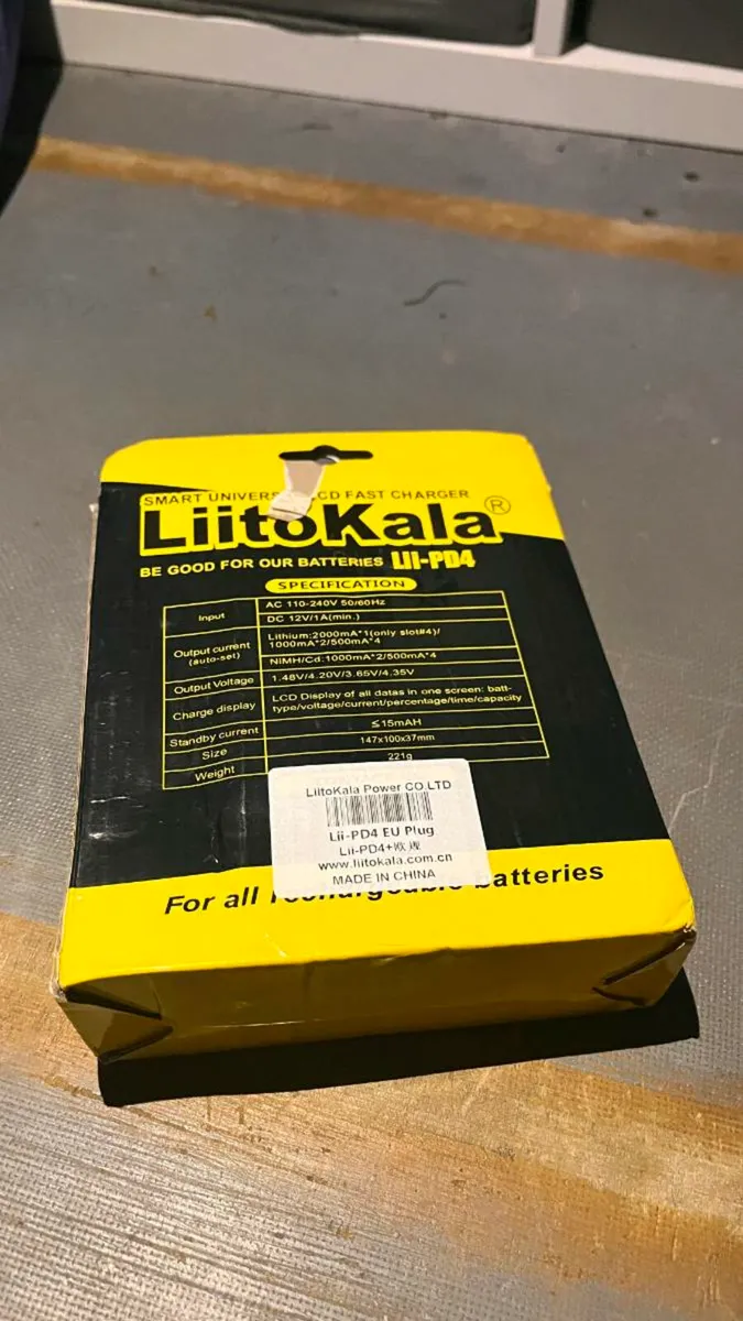 Liitokala LII-PD4 LCD Charger (4 Bay) - Image 2