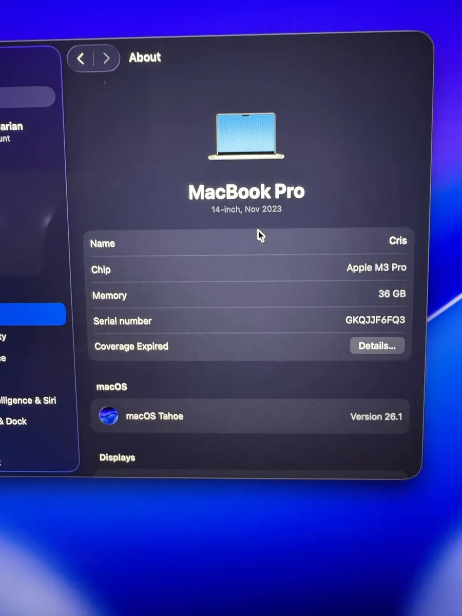 Macbook Pro M3 Pro 36 Gb 14 inch - Image 4