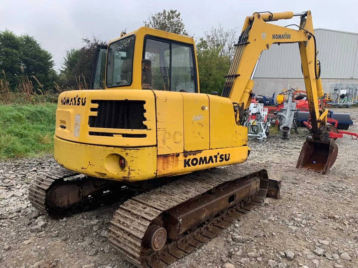KOMATSU PC95 C/W BLADE & QH - Image 2