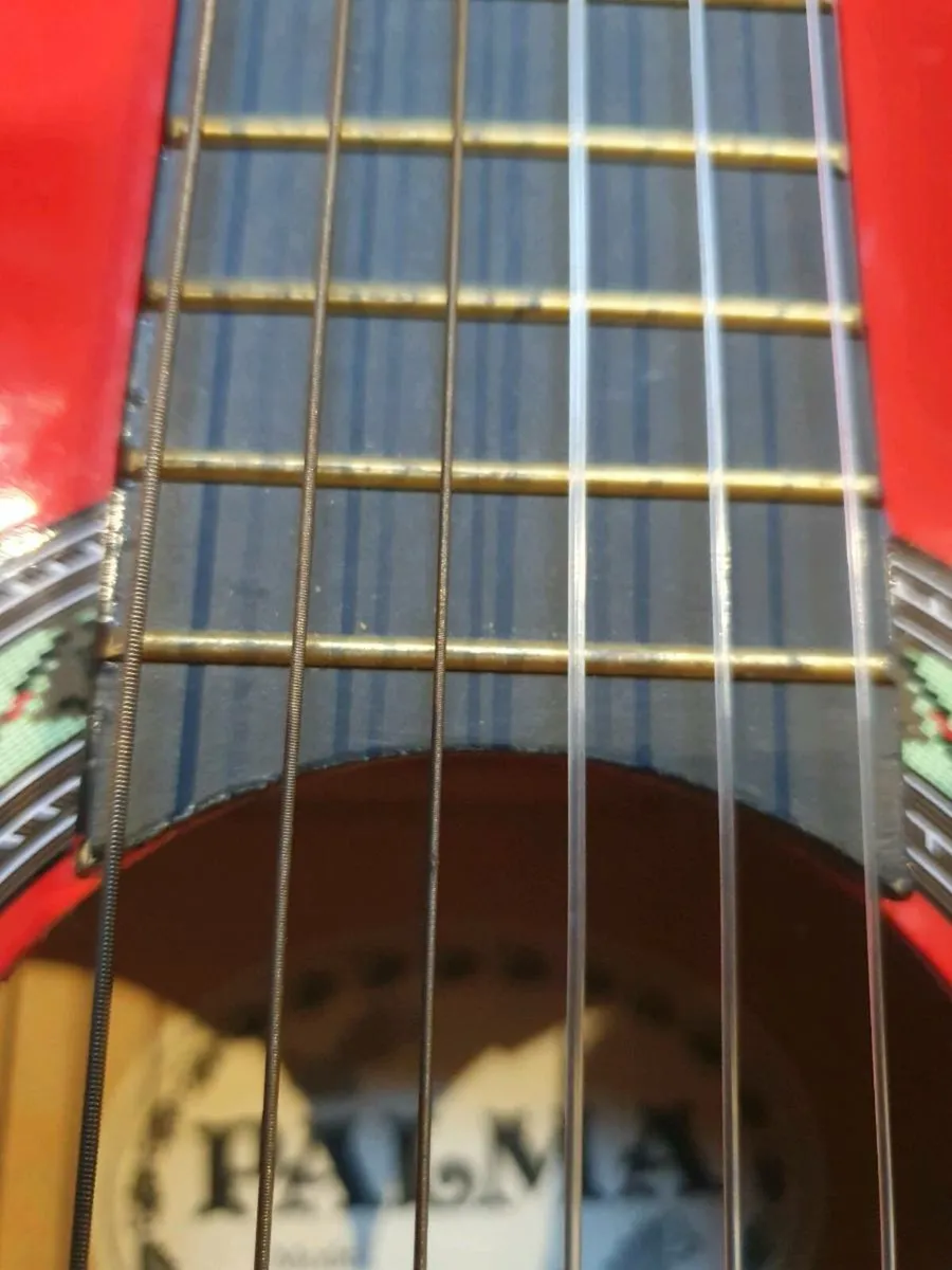 Red junior guitar - Image 4