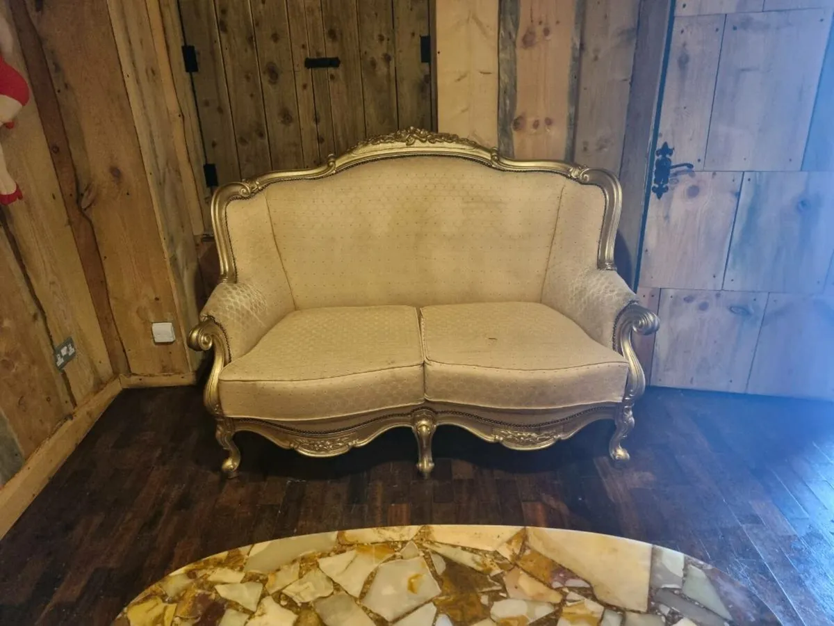 1950's  Egyptian 2+1+1 Suite (Needs Recovered) - Image 4