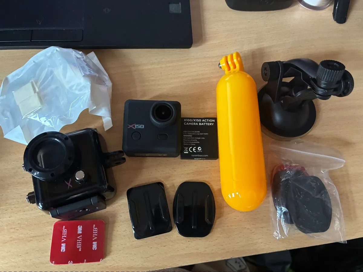 Kaiser Baas 150X Action camera and accessories - Image 1