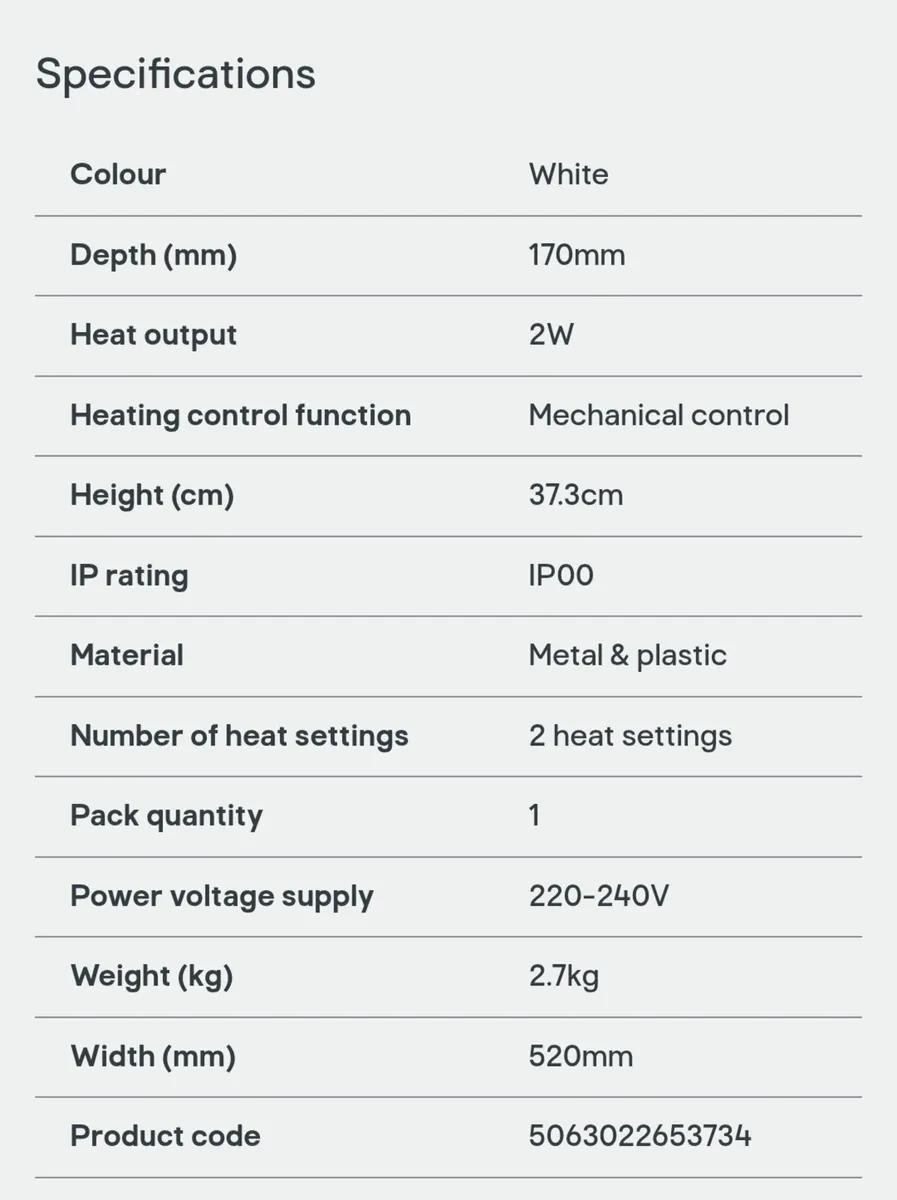 Convector heater - Image 2