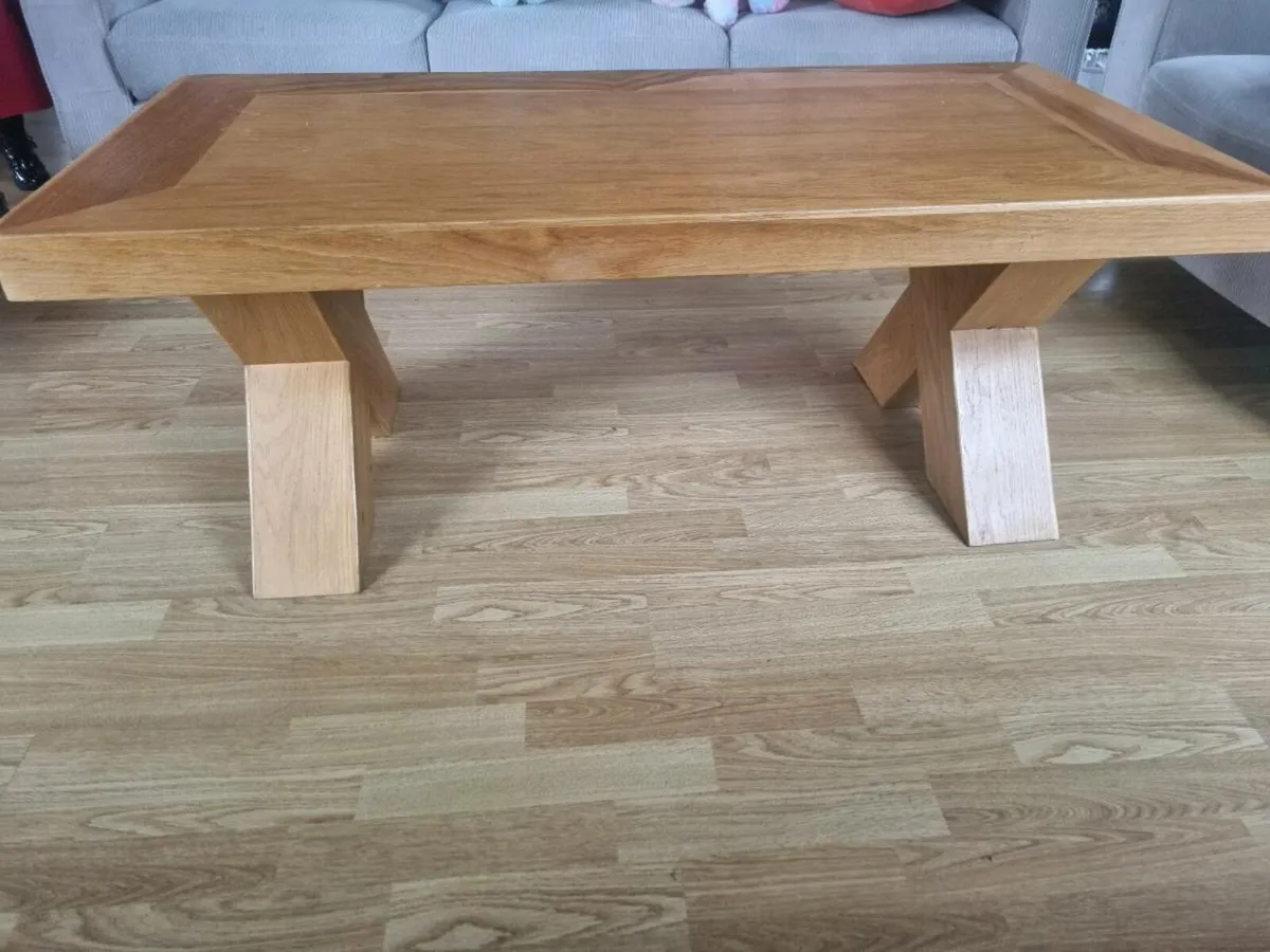 Wooden coffee table - Image 2