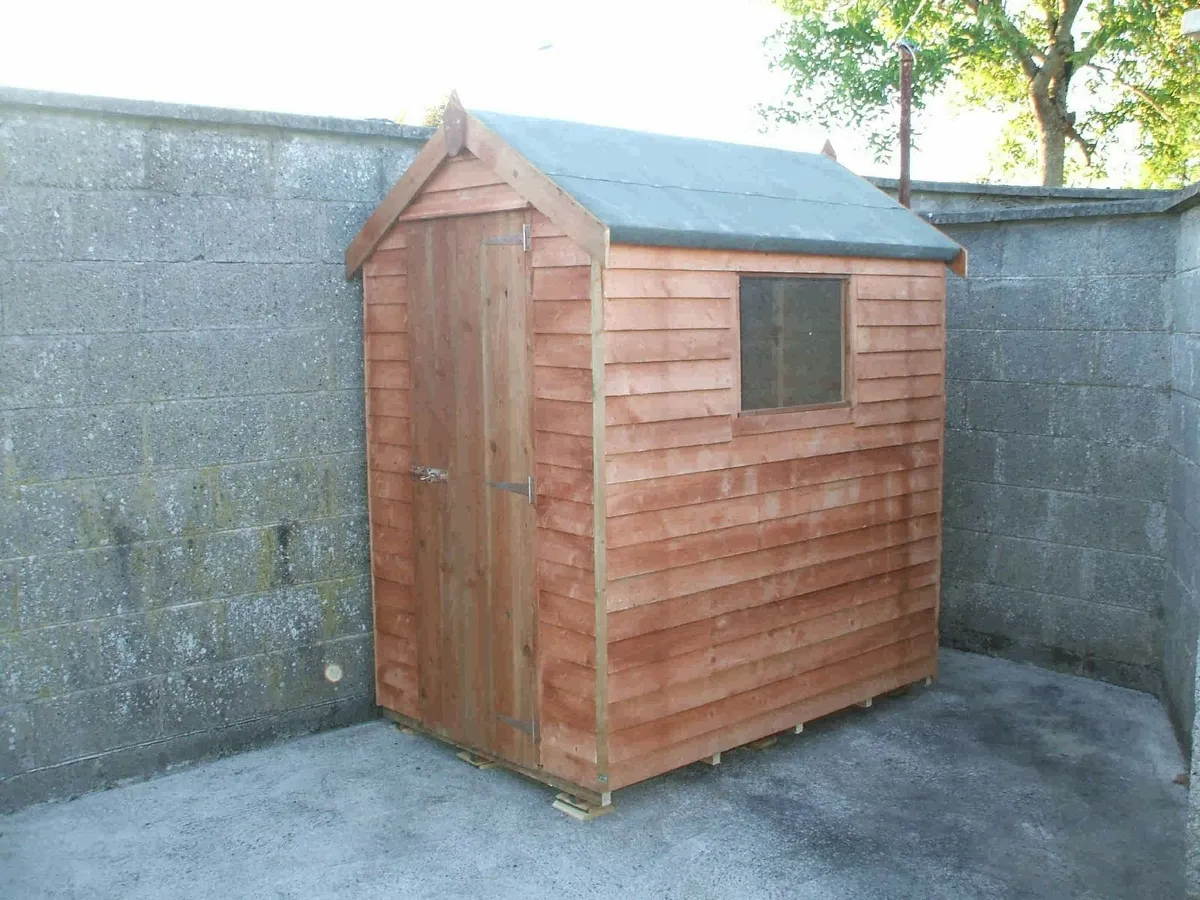 6ft x 3ft Rustic shed Flatpack & ready for collect - Image 2