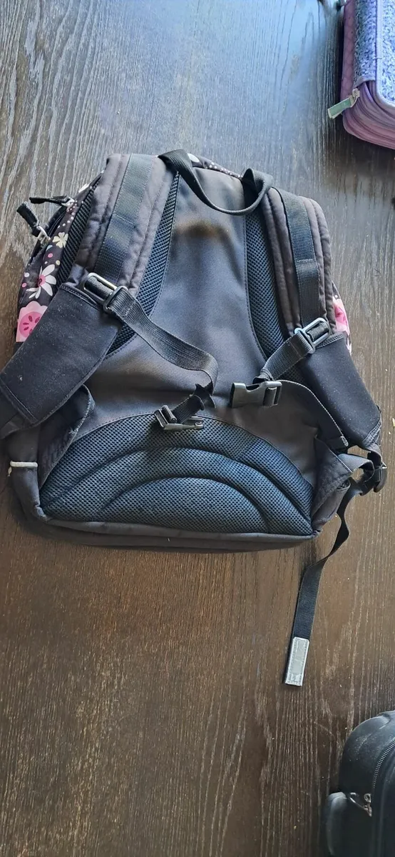 Lego school bag Plus flower themed school bag- pur - Image 4