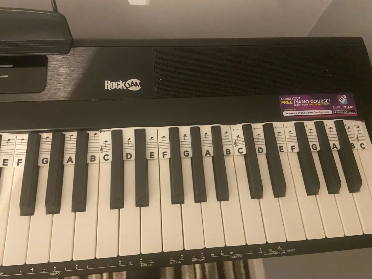 Rock jam 88 keyboard - Image 3