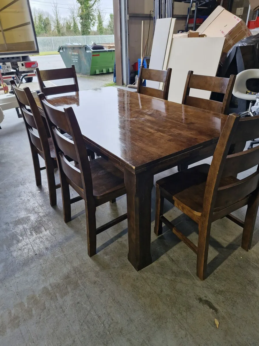 Kitchen table chair sets second-hand - Image 1