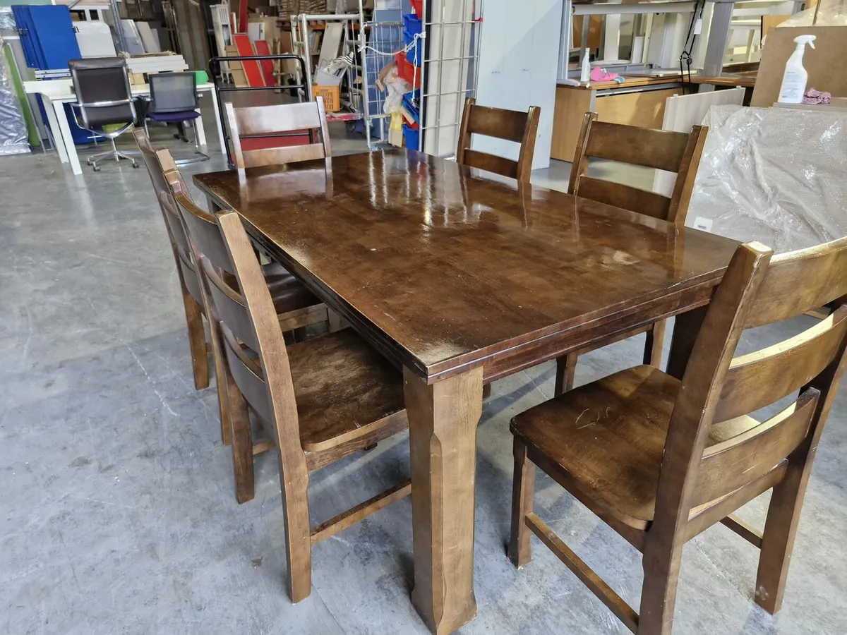 Kitchen table chair sets second-hand - Image 2