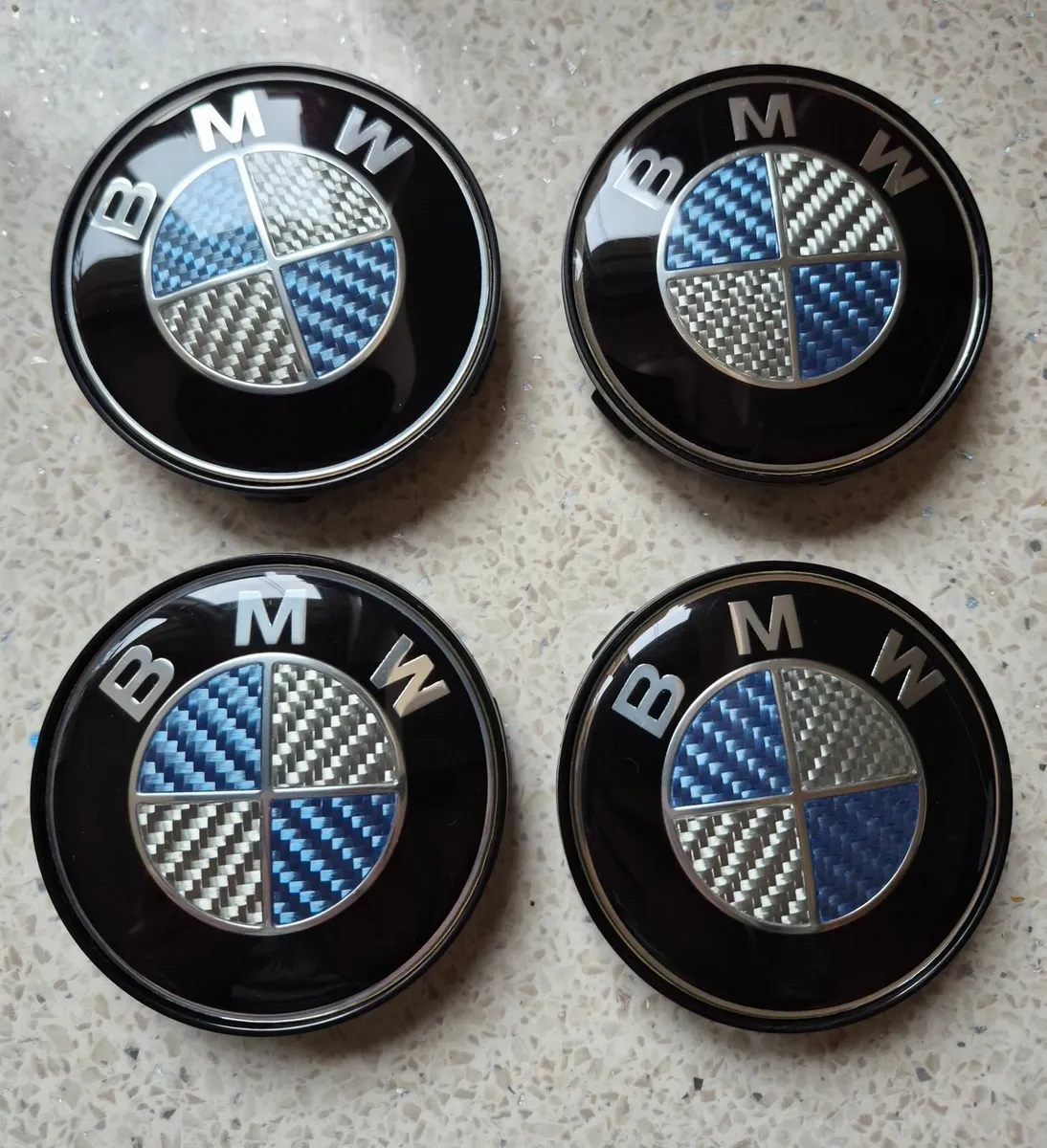 BMW Carbon Fibre Centre Caps - FREE POST - Image 1