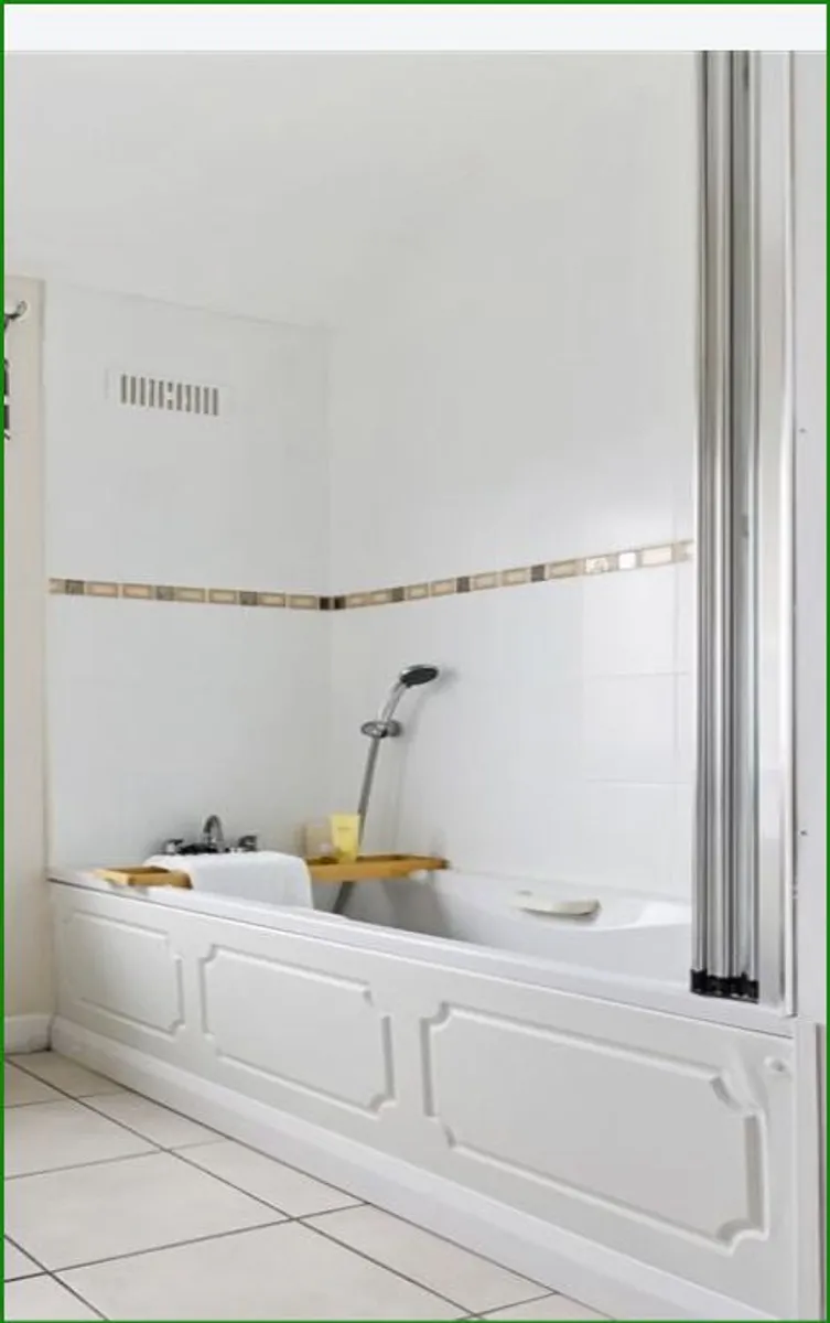 Glass folding door for above bath - Image 2