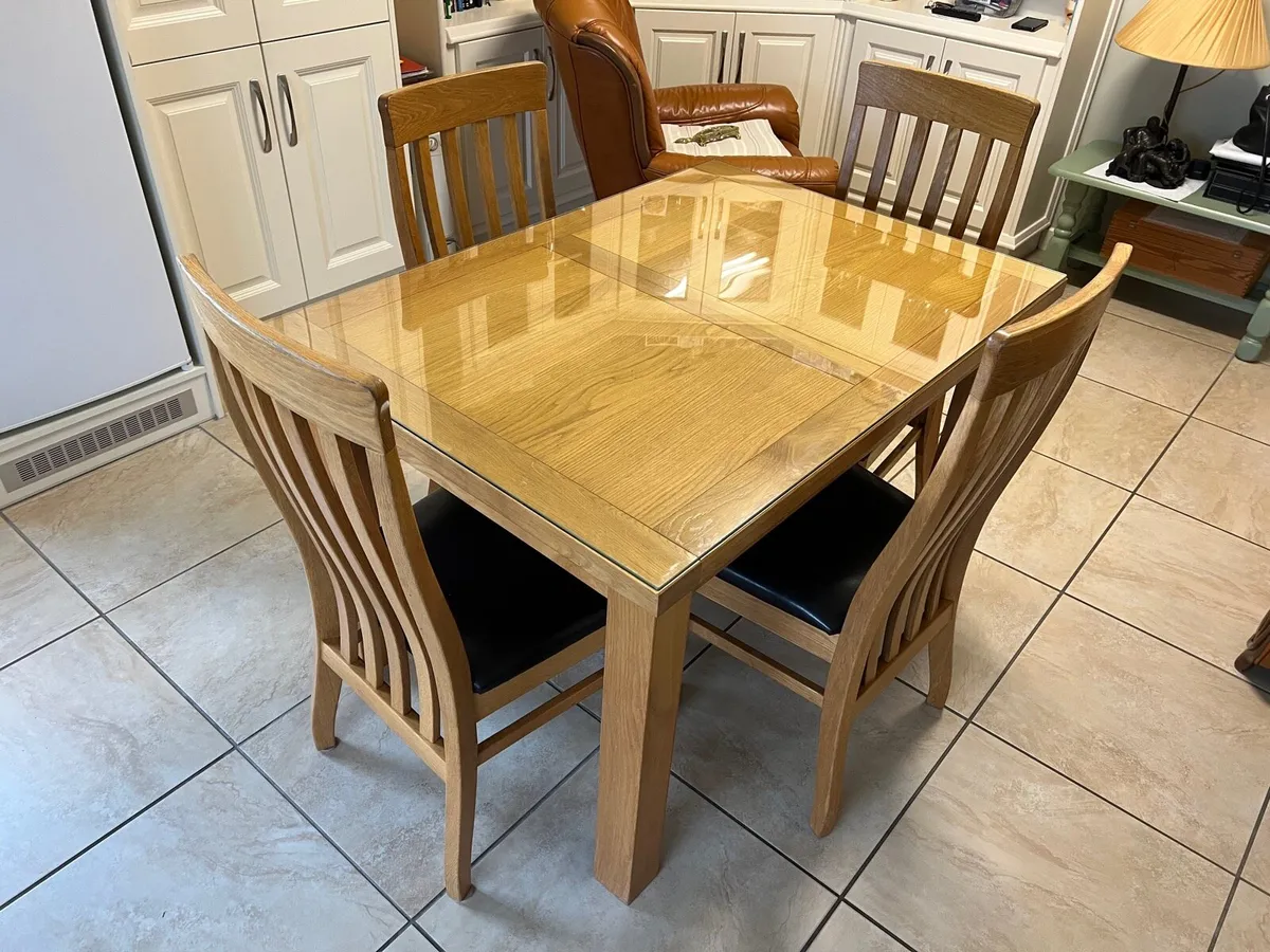 Table & 4 Chairs - Image 1