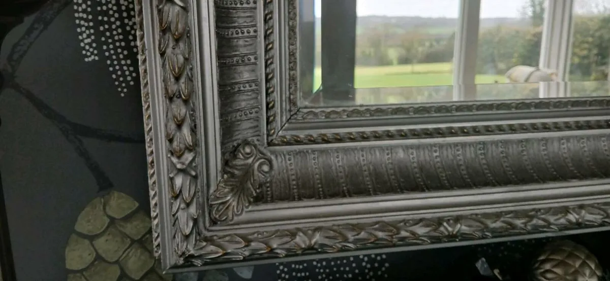 Large antique style mirror - Image 2