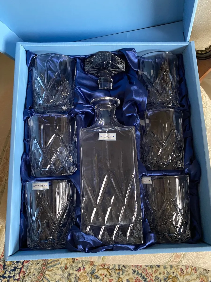 Christmas Gift - Newbridge Cut Glass Decanter Set - Image 1