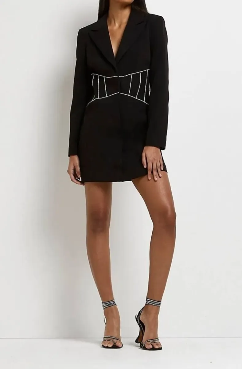 River Island blazer mini dress size 10 - Image 2