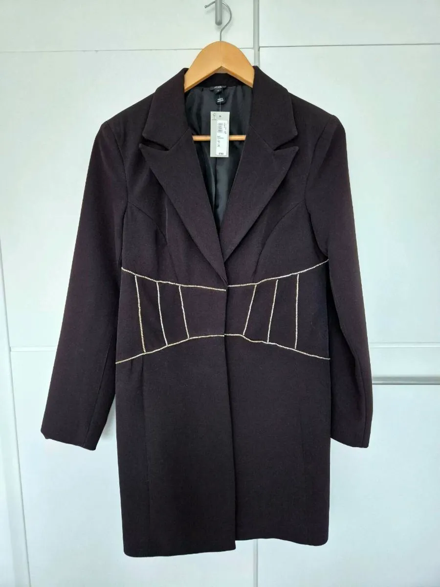 River Island blazer mini dress size 10 - Image 3