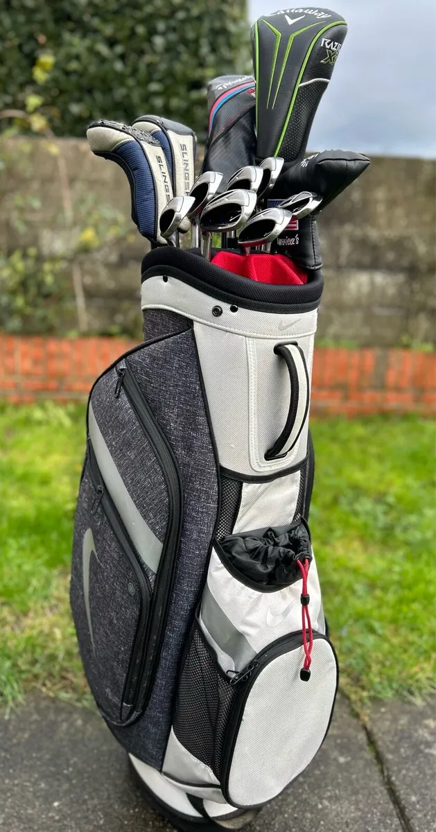 Full set of left handed golf clubs - Image 1