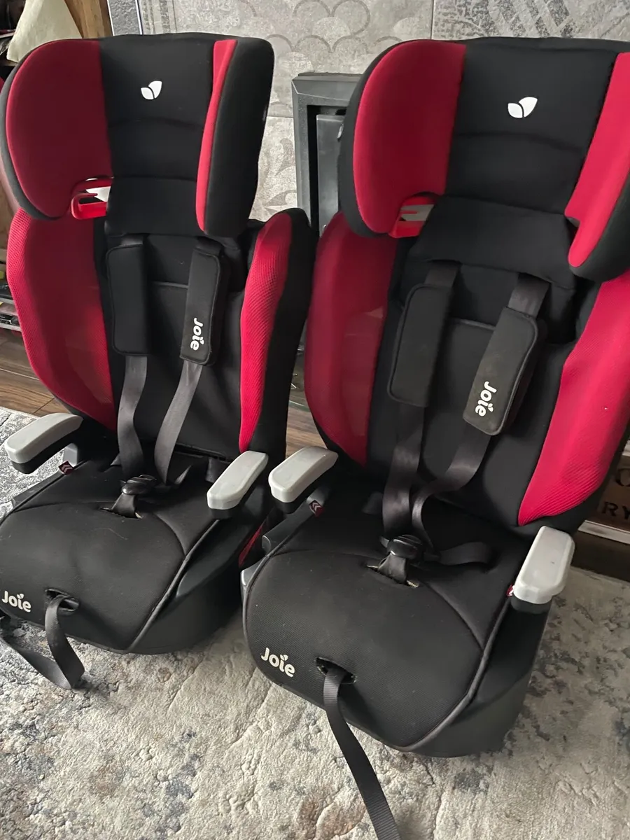 QUICK Sale: 2 Joie Back Booster Seats - Image 1