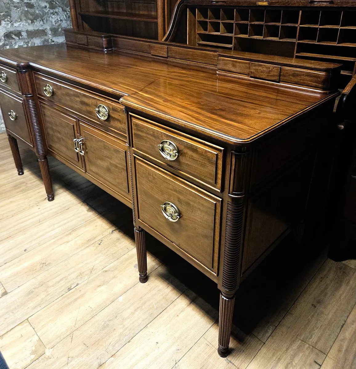 Large Antique Mahogany Sideboard- Circa 1920's - Image 3