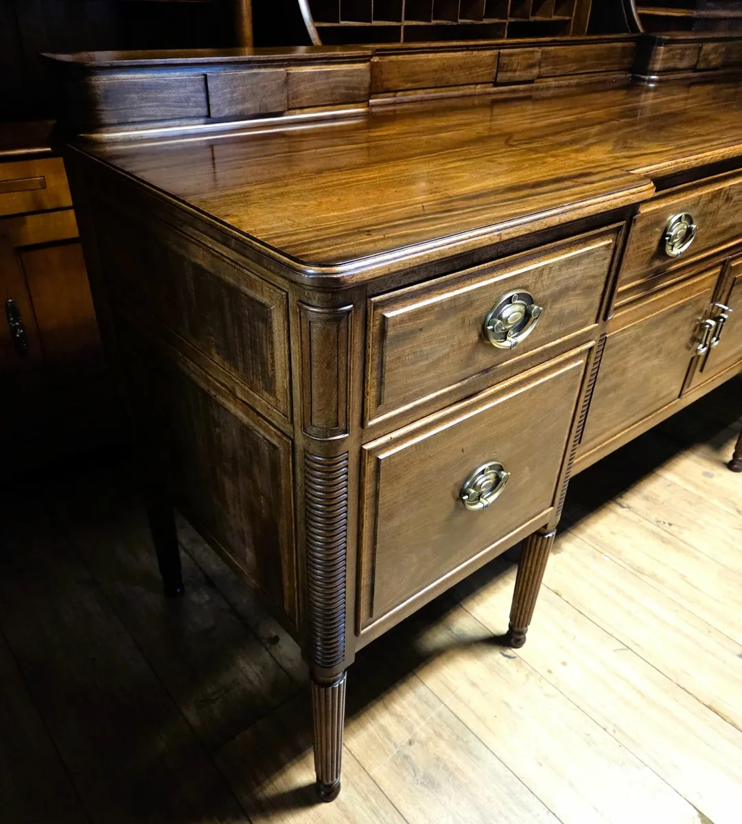 Large Antique Mahogany Sideboard- Circa 1920's - Image 4