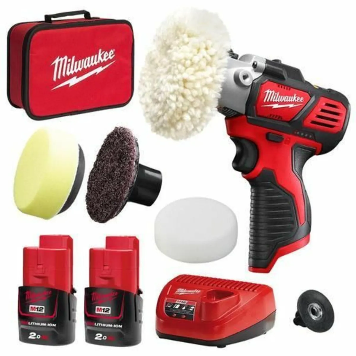 Milwaukee M12 Cordless Polisher kit - Image 1