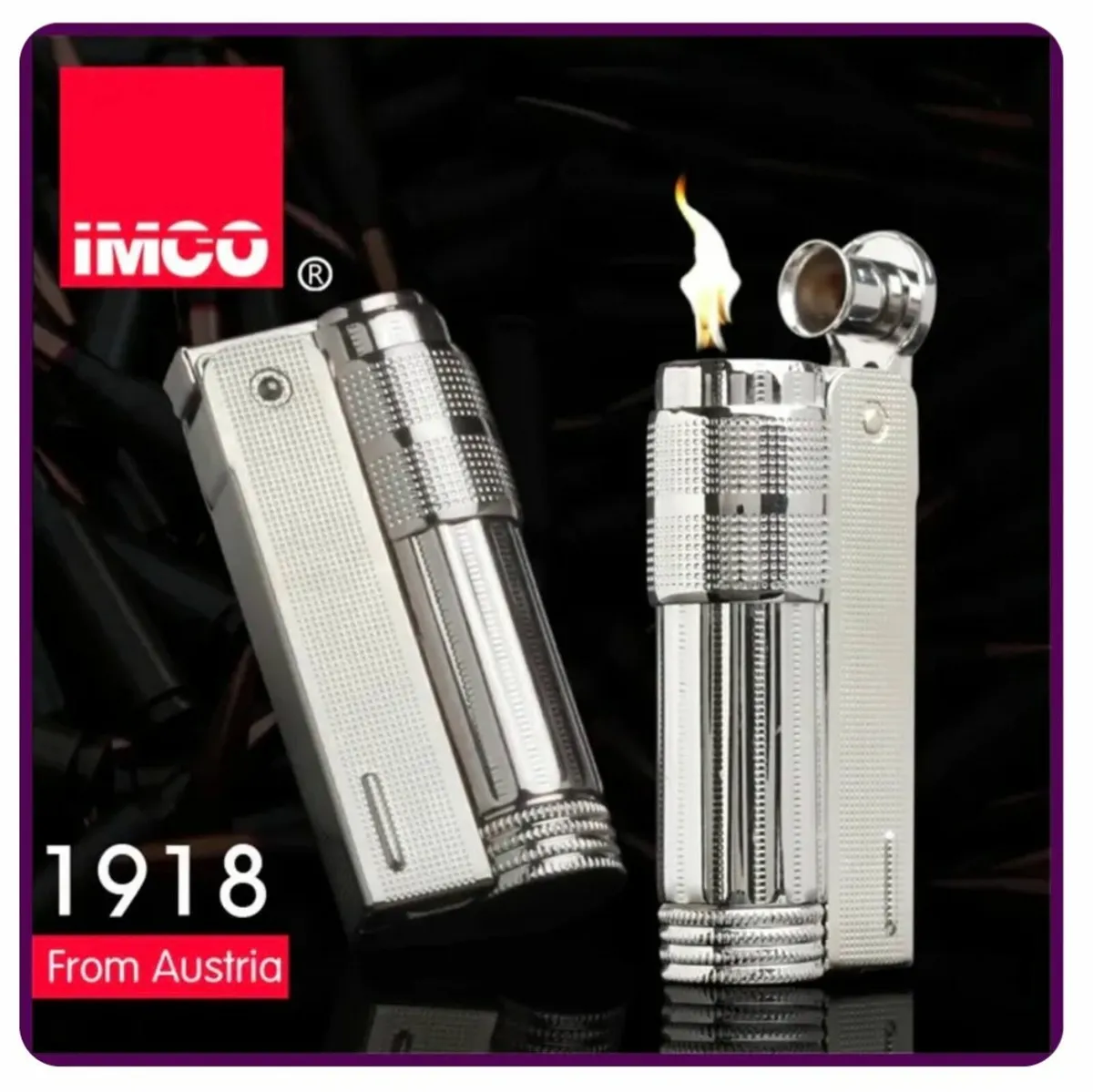 Iconic IMCO Triplex Super 6700 gasoline lighter - Image 1