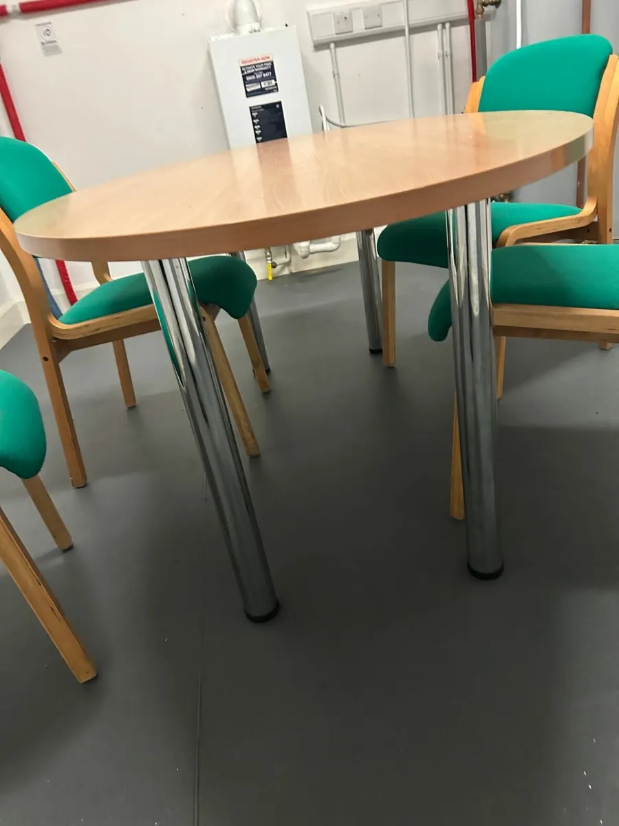 Meeting Room Table & Chairs - Image 2