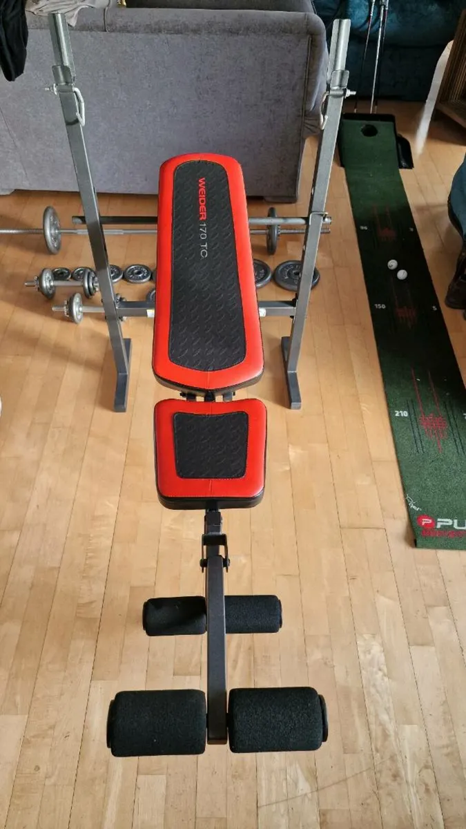 Weights and weight bench - Image 1