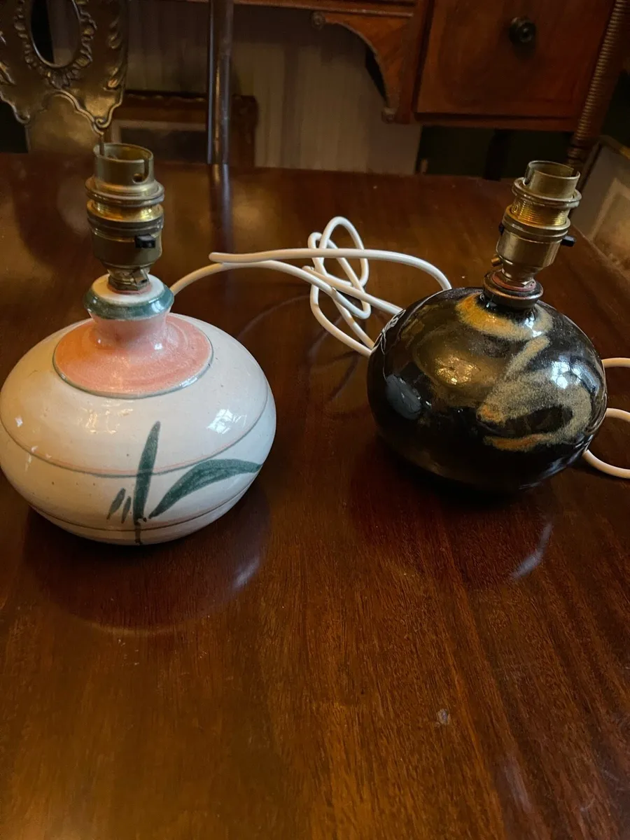 Louis Mulcahy two small lamps - Image 1