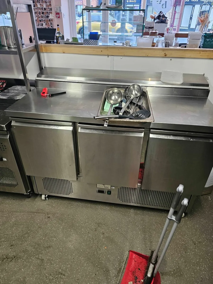 3 Door Saladette Fridge