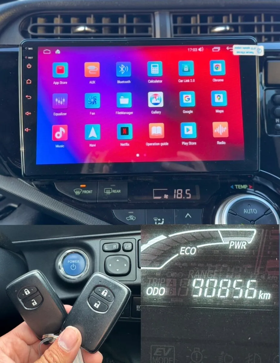 2017 TOYOTA AQUA. 2 YEAR NCT. 90K KMs. AUTO 1.5L - Image 4