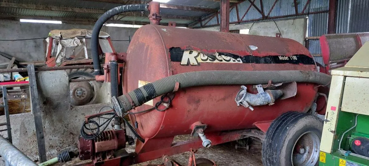 Slurry Muck Spreader, Fertiliser Spreader, Trailer - Image 1