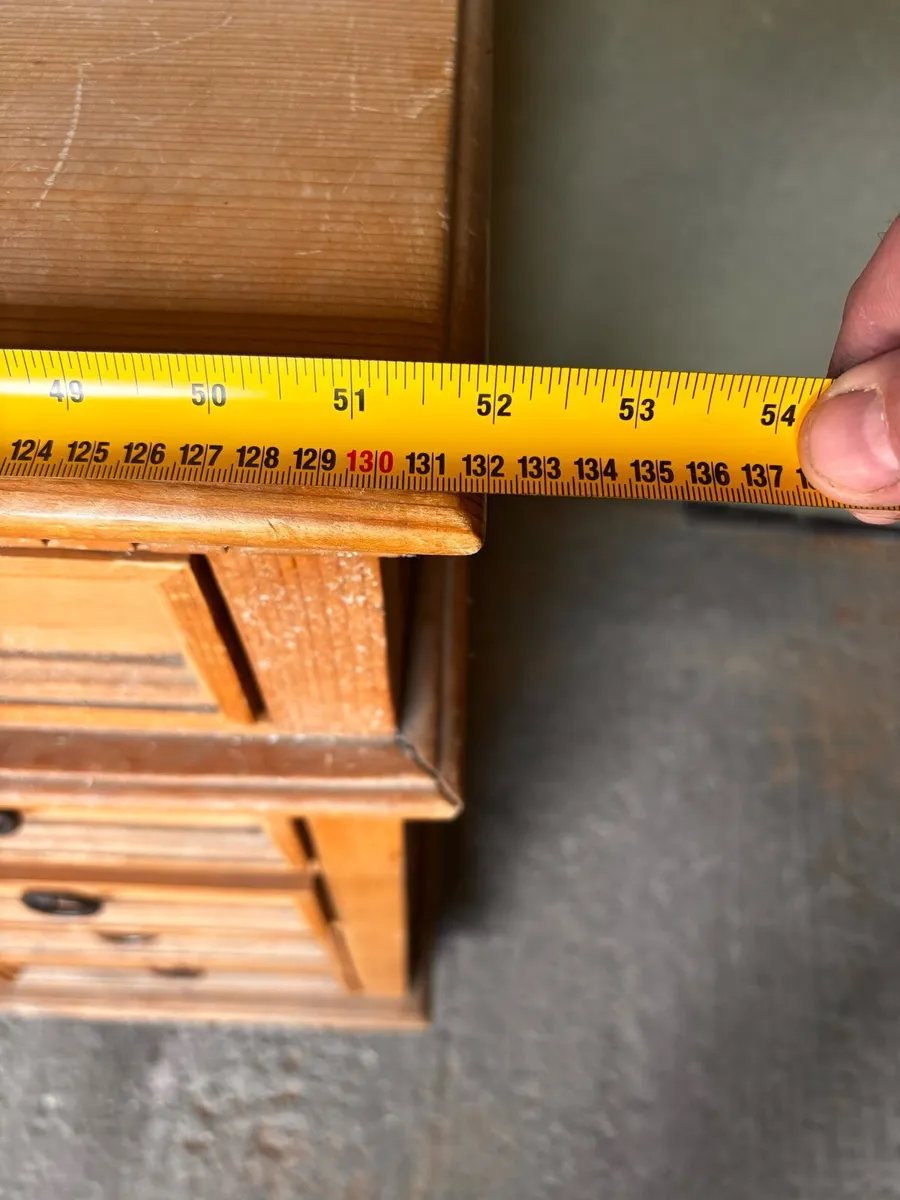 Solid pine office desk - Image 2