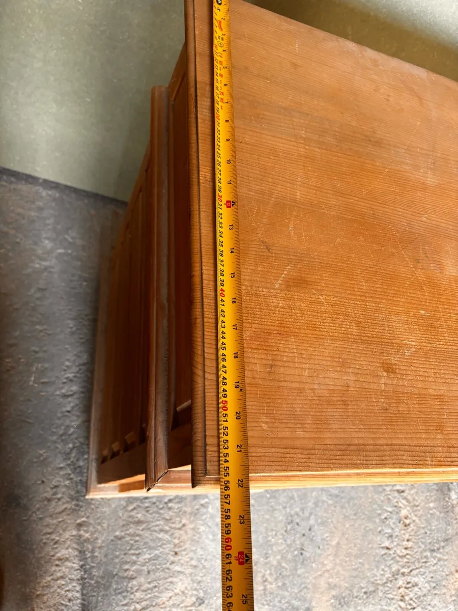 Solid pine office desk - Image 4